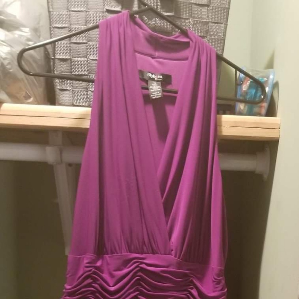 Purple dress